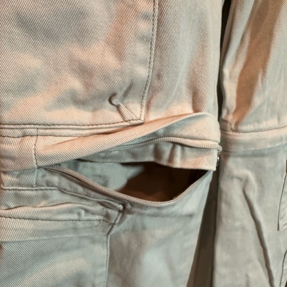 Pacsun Men's Baggy Cargo Convertible Utility Jeans Skater Outdoors Y2K Sz 28x30 - Picture 4 of 8